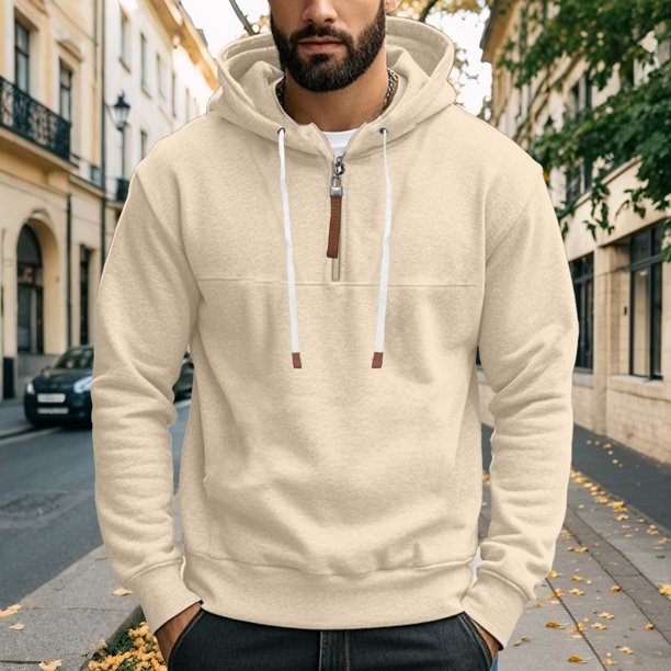pstuiky camisas de manga larga para hombre, Sudadera con capucha y cremallera de color liso para hombre, jersey de manga larga, sudaderas con capucha salir tops s