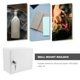 thumbnail image 4 of Outdoor Small Plastic Milk Box Wall Mount Mailbox Large Wall-mounted Hanging Mailboxes, 4 of 6