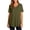 Army Green #1, variant on Plus Size Workout Tops for Women T Shirts Loose Fit V Neck Clothing Yoga Casual Summer White 2XL