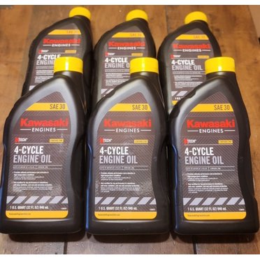 12 Pack Genuine Kawasaki 99969-6296 K-Tech 10W-40 OEM Motor Engine Oil – 10W40