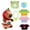 zst-qw, variant on Dress-Up Capybara Plush Toy, 10.2 in Capybara Stuffed Animal with 8/9/10 Clothes & Accessories , Soft Plushie Gift for Kids
