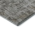 thumbnail image 3 of Addison Rugs Mayfield Premium Machine Washable Transitional Modern Pewter Rectangle Rug, 3' X 5' Machine Washable Transitional Modern Pewter Oversized Sherpa Throw Blanket, 3 of 7