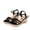Black, variant on Dressy Open Toe Sandals Platform Wedge Sandals with Cushioned Insole and Ankle Strap Buckle,Strappy Wedge Sandals for Women Comfortable Summer