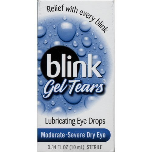Blink Gel Tears, Lubricating Eye Drops 0.34 fl oz