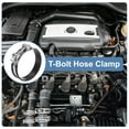 thumbnail image 6 of T-Bolt Hose Clamp, Rubber Cushioned Intake Intercooler Pipe Tube Clamps Stainless Steel Radiator Hose Clamp 74-79mm, 6 of 6
