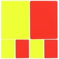 thumbnail image 1 of Ensemble de 6 Cartes de Match de Football Rouges et Jaunes, Cartes d'Arbitre, Kit de Cartes de Match de Basketball pour Sports, 1 of 8
