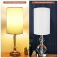 thumbnail image 4 of Lamp Shade Desk Lamp Cloth Lampshade Cylinder Lampshade Universal Household E27 Lamp Shade Bedside Lampshade, 4 of 6