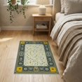 thumbnail image 3 of ODIKA Graphic Currency Men Oversized Hundred Motif Funky Bathroom Stain Resistant Thin Throw for Entryway, Kitchen, Laundry Room, 3 of 7