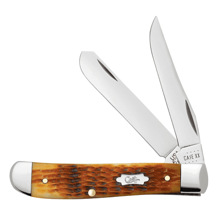 Case Cutlery 52830 Rogers Corn Cob Mini Trapper Folding Pocket Knife
