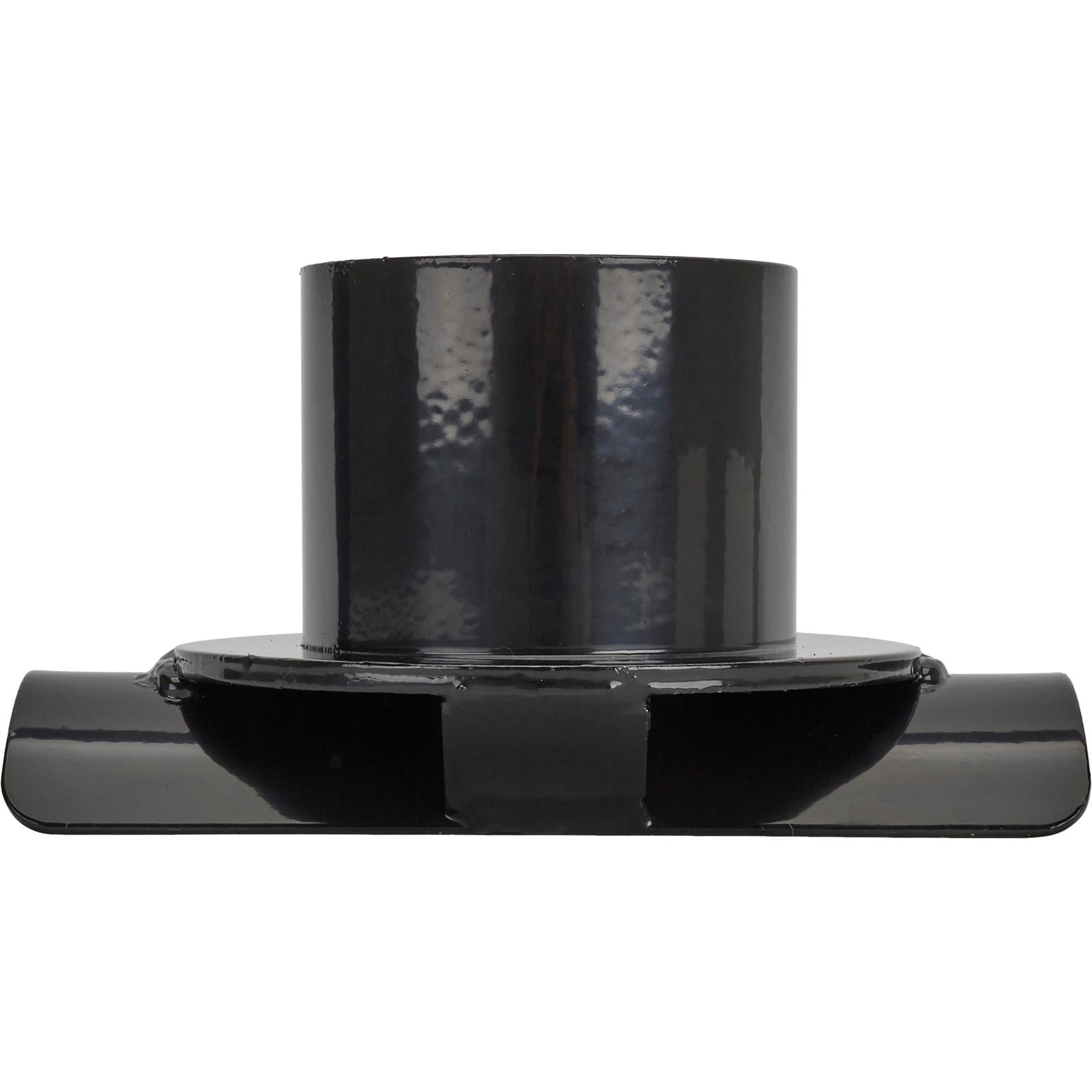Speedway Motors Universal Lower Coil Spring Mount Perch for 3 Inch Axle Tube, Weld-On, Compatible with 3 3/8" I.D. to 5" O.D. Springs, Black Painted Steel Construction, Sold Individually