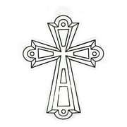 Hello Hobby Ready-to-Paint Cross Suncatcher