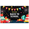 thumbnail image 1 of Colorful Welcome Back to School Banner with School Supplies Elements Backdrop Party Decorations for Classroom Decor School Events Opening Ceremonies Photo Props, 1 of 4