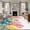 Multi, variant on 5'x8' Area Rugs, Coastal Indoor Outdoor Area Rug for Living Room Bedroom, Summer Beach Red Teal Coral Nautical Washable Bathroom Rugs Kitchen Floor Carpet Mats Home Decor Aesthetic
