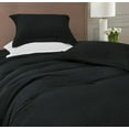 thumbnail image 6 of Chezmoi Collection Calvin 3-Piece Jacquard Comforter Set Queen Size, Black Textured Woven Lightweight Comforter Bedding for All Season, 6 of 9
