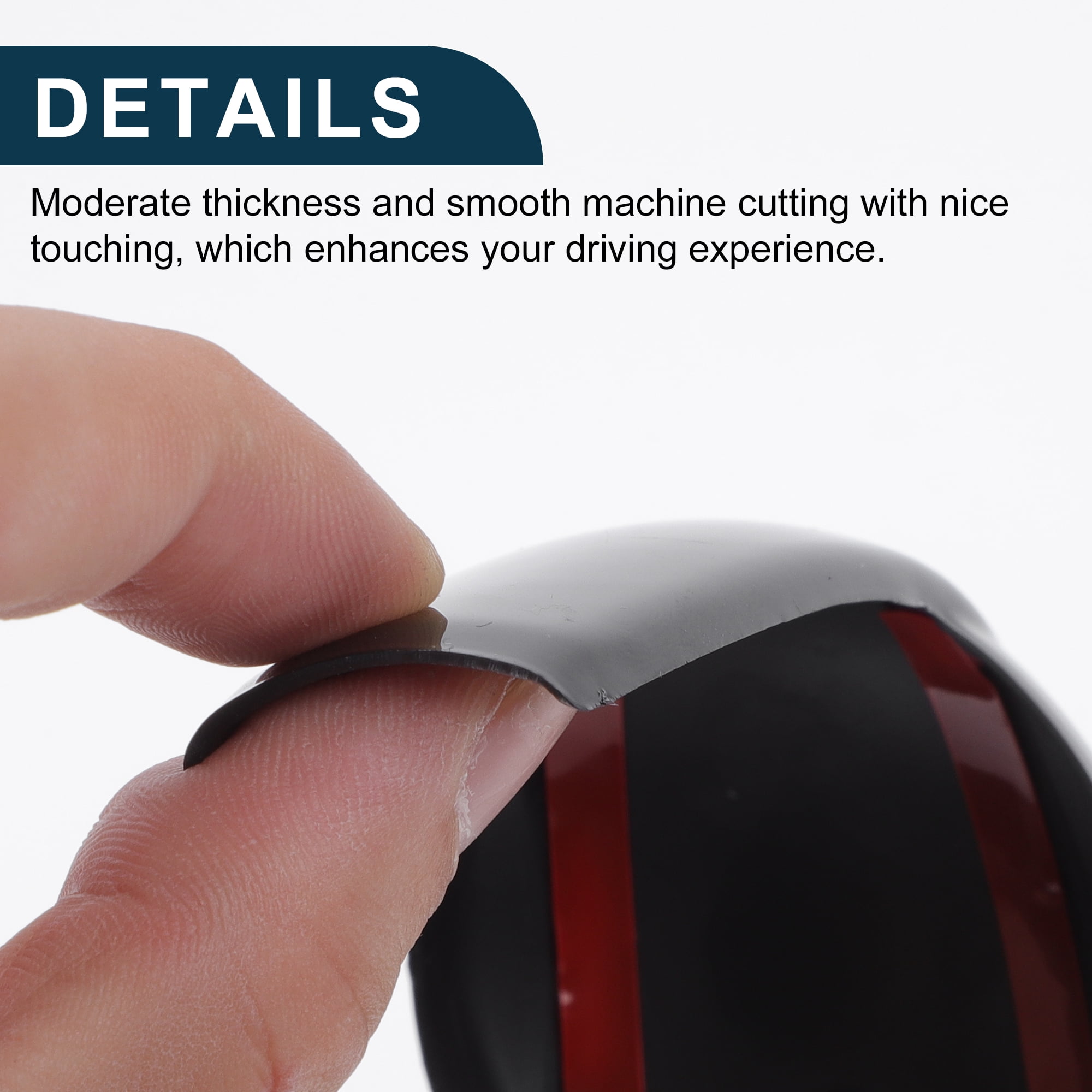 Unique Bargains Gear Shift Knob Decorator Cover for Mazda CX-5 2017-2023 Black