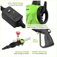 thumbnail image 4 of REAPP Electric Pressure Washer,Foam Cannon,4 Quick Connect pressure Nozzles,Power Washer 3000 PSI 2.4 GPM，High Pressure Cleaning Machine for Cars/Fences/Driveways/Patios/Home, 4 of 7