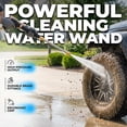 thumbnail image 3 of Jet Nozzle Power Washer for Garden Hose, Includes 3 High-Pressure Nozzles and Quick Connectors, Power Washer Wand for Car Yard Patio Driveway Outdoor, 3 of 8