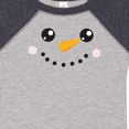 thumbnail image 4 of Inktastic Snowman Head, Snowman Face, Carrot Nose Boys or Girls Baby Bodysuit, 4 of 5