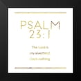 thumbnail image 2 of Villa, Milli 20x20 Black Modern Framed Museum Art Print Titled - New Psalm Gold, 2 of 5
