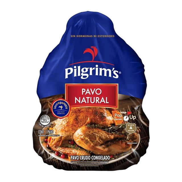 Pavo natural Pilgrims congelado peso aprox 6 kg