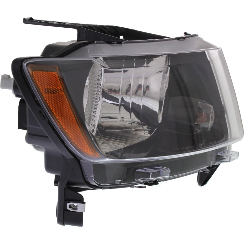 Headlight Compatible With 2013-2017 Jeep Compass Right Passenger Halogen With bulb(s)