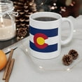 thumbnail image 3 of Colorado Coffee Mug State Flag Denver Colorado Springs Ceramic Mug 11oz Gift from Colorado Mile High City 5280, 3 of 7