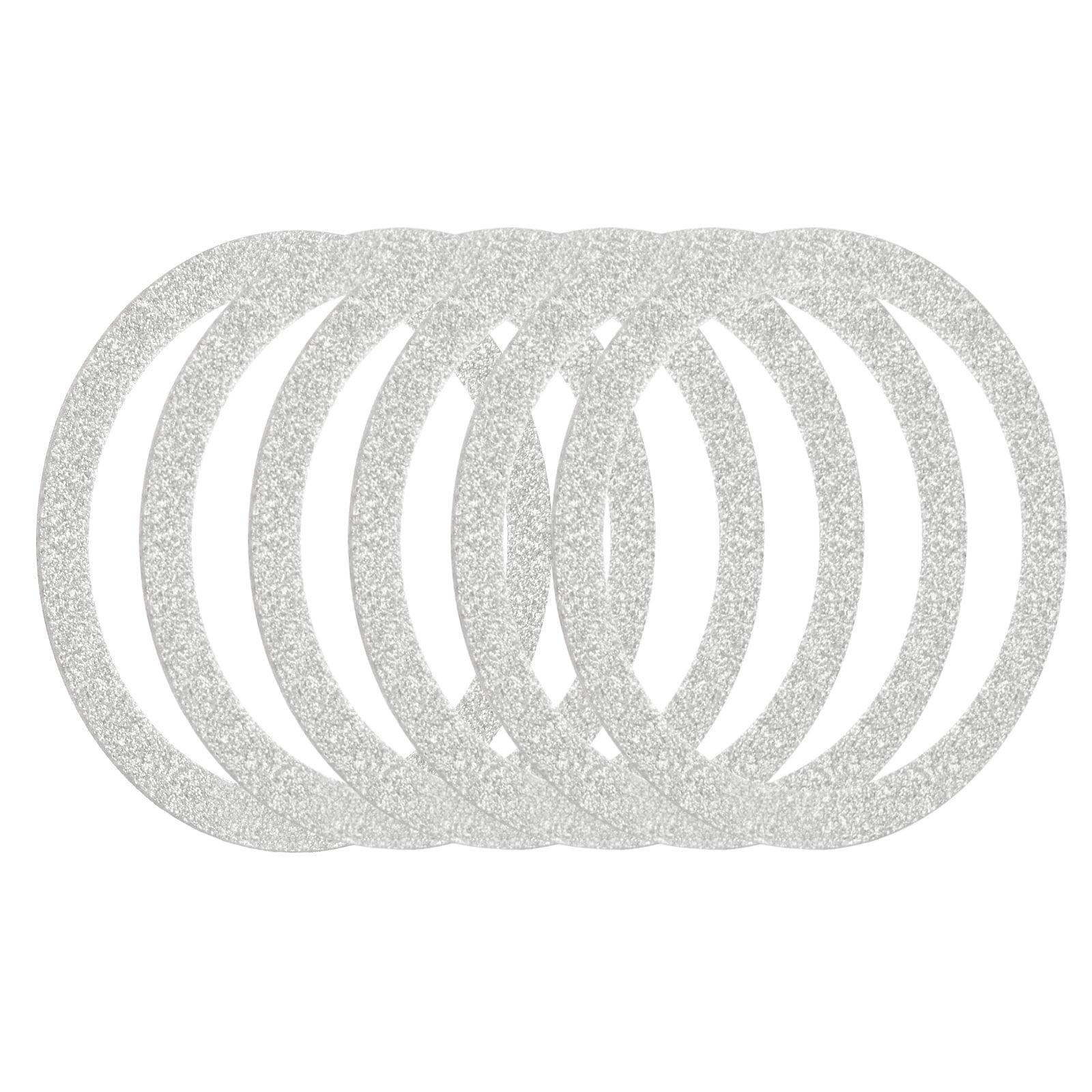 Uxcell Magnetic Adapter Ring, Magnetic Wireless Charger Conversion Kit Silver