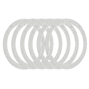 Uxcell Anneau d'adaptateur magnétique, Kit de conversion de chargeur sans fil magnétique Argent