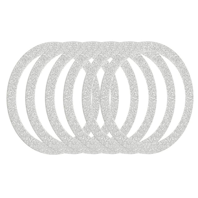 Uxcell Magnetic Adapter Ring, Magnetic Wireless Charger Conversion Kit Silver