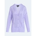 thumbnail image 4 of Scoop Women’s V Neck Sweater Cardigan, Midweight, Sizes XS-4X, 4 of 5