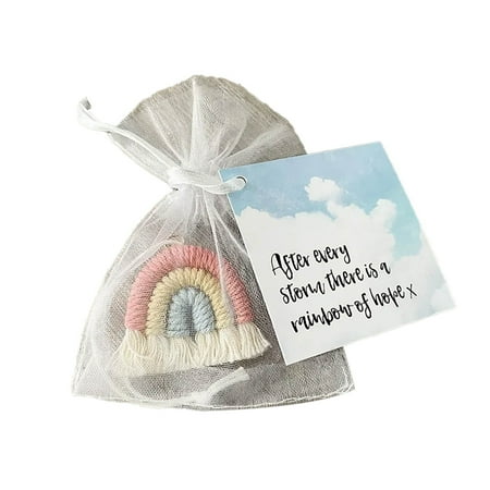 

Send Sunshine And Rainbows Thoughts Souvenirs Friendship Handmade Crochet Pieces