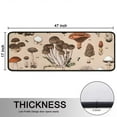 thumbnail image 5 of Kitchen Rugs Sets Of 2,Brown Mushroom Specimen Beige Pattern Anti Fatigue Kitchen Mat Rugs Non Slip Washable,Decorative Kitchen Floor Mats for Kitchen,Sink,Laundry,17"x47"+17"x47", 5 of 5