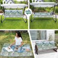 thumbnail image 6 of SQDWYGG Outdoor Swing Cushions with Backrest, 2 or 3 Person Seat Bench Replacement Waterproof Cushion for Outdoor Patio Porch Garden Furniture Swing Chair,Bamboo Leaf,39.4x39.4in, 6 of 6