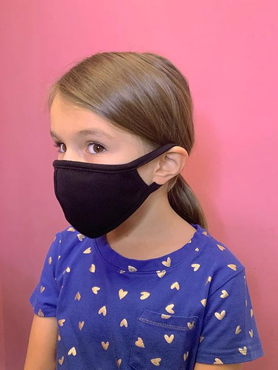 Kids Toddler Soft Cotton Face Covering Mask Washable Reusable for Kids 6-12 years  - Made In USA