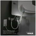 thumbnail image 3 of Kohler K-18751-96 C3-050 Elongated Bidet Toilet Seat with Bident Function - Biscuit, 3 of 7