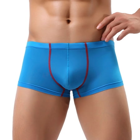 

HEVIRGO Men s Fashion Elastic Waist Boxer Bulge Pouch Underwear Sexy Briefs Underpants