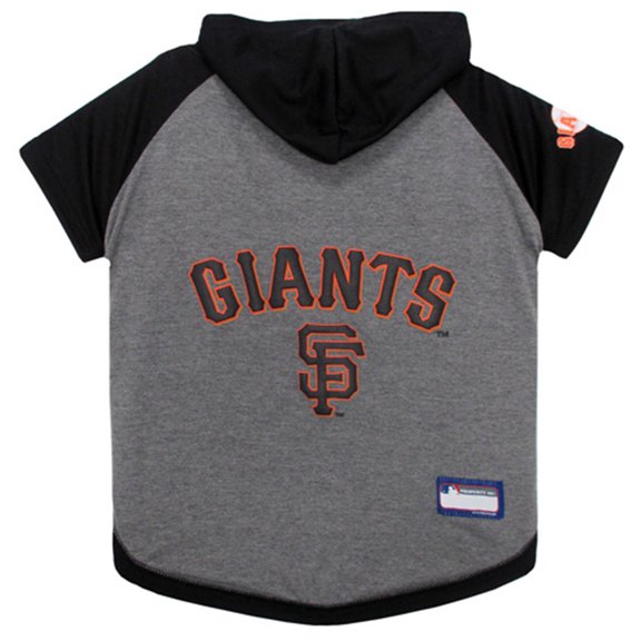 Pets First MLB San Francisco Giants Hoodie Tee Shirt for Dogs and Cats, Warm and Comfort - Medium