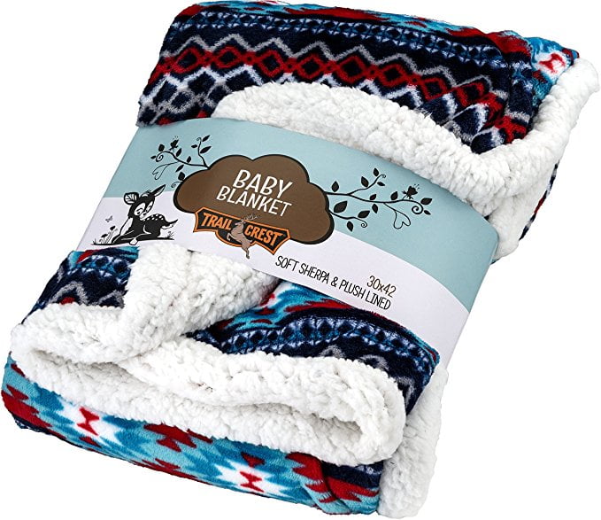 sherpa lined baby blanket