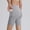 Gray, variant on High Waisted Bottoms for Women Solid Color Stylish Elastic Waist Yoga Shorts Comfortable Breathable Beach Sports Run XL Khaki