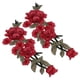 thumbnail image 1 of Patches Flores, Material de Poliéster Craft Diy Patrón de Flores Rojos Matches Bordados 2 pianas para la manta para ropa para mochila, 1 of 7