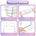 thumbnail image 7 of SSAWcasa 25 Pcs Extendable Clear Drawer Organizer, Adjustable Vanity Storage Box, 3-Size Desk Drawer Organizer, Non-Slip Storage Bins for Cosmetics, Jewelries, Stationeries, Tools, Cutleries, 7 of 7