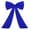 Blue, variant on Coquette Large Satin Bow, 24 x 35 Inches, Giant Bow Ribbon Tie for Coquette Room Decor, Birthday Party Christmas Backdrop Wall Decoration