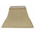 thumbnail image 2 of 16" Pale Brown Rectangle Bell No Slub Lampshade, 2 of 3