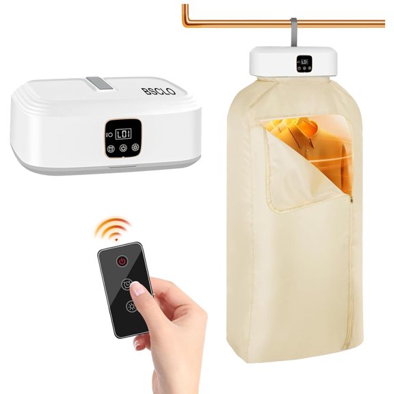 Portable Clothes Dryer Electric, Timing And Mute Functions