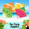 thumbnail image 2 of Tutti Frutti Beverage Napkins, Party Supplies, Party, 16 Pieces, 2 of 3