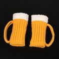 thumbnail image 3 of Jarra de cerveza tejida con medio dedo, diseño de guantes, cálida para invierno, 3 of 6