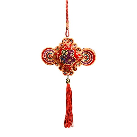 

Veki New Year s Gift Fu Character String Chinese New Year s Pendant Hooks for Chandelier Crystals