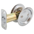 thumbnail image 3 of Stone Harbor Hardware Round Pocket Door Lock, Passage Function, 2-3/4" Backset, Satin Chrome, 3 of 4