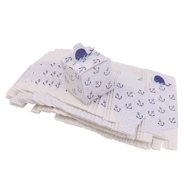 Cajas de dulces de papel Kraft 50 piezas para fiestas de bodas baby shower favores Yuyangstore