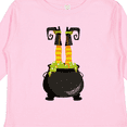 thumbnail image 4 of Inktastic Halloween, Witch Cauldron, Witch Legs, Potion Boys or Girls Long Sleeve Toddler T-Shirt, 4 of 5